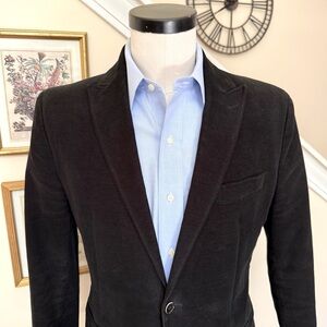 Banana Republic Sueded Cotton Blazer